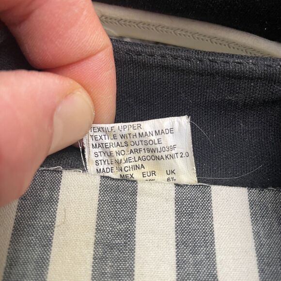 Aeropostale Slip On Sneakers Shoes Womens 8.5 Black Round Toe Casual Comfort - Picture 10 of 13